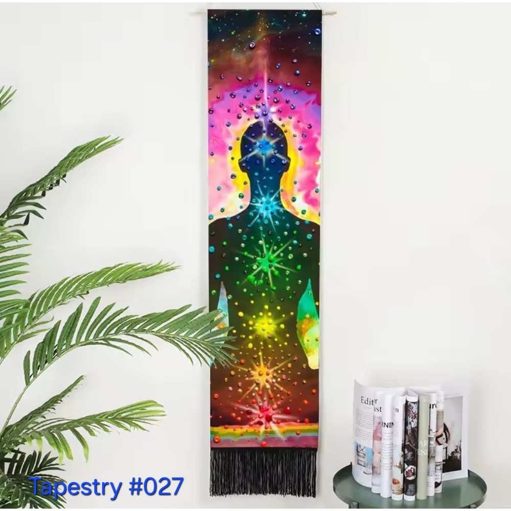 Chakra Wall‎ Hanging Tapestry Meditation Yoga Room Decor Spiritual Art